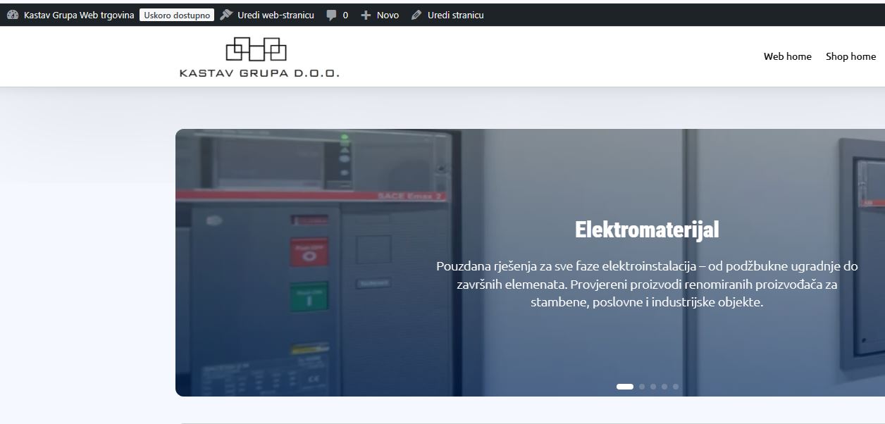 Uskoro stiže web shop Elektrokastav
